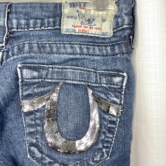 True Religion Sequin Skinny Jeans - Picture 5 of 16